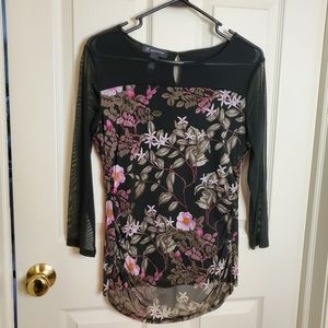 INC International Concept floral blouse